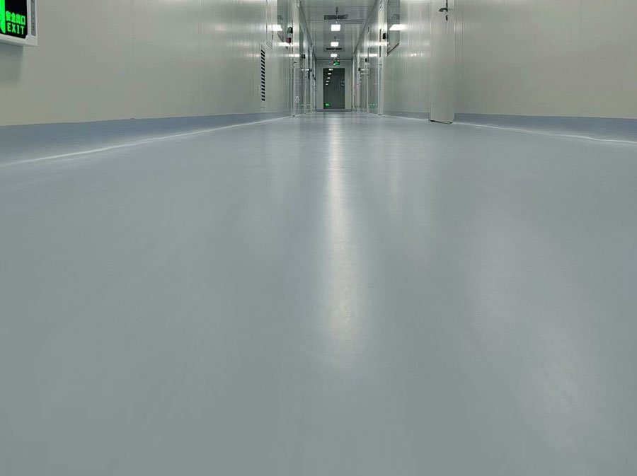 潔凈室地面鋪裝圖片 潔凈室地面鋪裝圖片